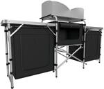 24MOVE Campingk&uuml;che Campo Faltbar Alu Arbeitsplatte Stauf&auml;cher