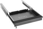 SOTECH CAVO Unterbau Laptop Schublade 480 x 446 x 80 mm Schwarz Abschlie&szlig;bar