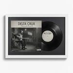 K-M&ouml;bel Schallplatten Rahmen Wei&szlig; 40x60cm mit Schwarzem Passepartout f&uuml;r Vinyl &