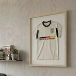 K-M&ouml;bel Premium Echtholz Trikotrahmen Natur 40x50 cm f&uuml;r Kindertrikots & Fan...