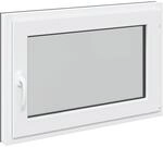 vidaXL Kellerfenster RISOR Anthrazit 90 x 60 cm PVC und Glas 42047329