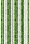 Arsvita Flauschvorhang Flauschgardine Vorhang 90 cm x 220 cm Unistreifen Gr&uuml;n Wei&szlig;