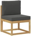 vidaXL Outdoor-Sofagarnitur Wei&szlig; und Anthrazit 59 x 63 x 73 cm 901460