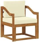 vidaXL Outdoor-Sofagarnitur Massives Akazienholz und Polyester 3436247