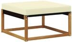 vidaXL Outdoor-Fu&szlig;hocker Massivholz Akazie Natur 900629