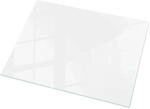 Tulup Tischplatte Farbe Wei&szlig; Glatt Glas f&uuml;r Tischplatte 120x80 cm Wei&szlig; Tischplatte