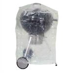 Boni-Shop Transparent Grillabdeckhaube Rund Kunststoff 70 x 90 cm