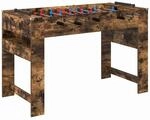 vidaXL Tischfu&szlig;balltisch Ger&auml;ucherte Eiche 125 x 60,5 x 80 cm 858888
