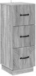 vidaXL Schubladenschrank Graues Sonoma 33 x 34,5 x 87 cm Holzwerkstoff 895311