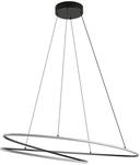 Lucande LED Gavril 10041994 Modern in Schwarz aus Metall 2-flammig...