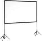 Tectake Beamer Leinwand Cinema F&uuml;r 4K Hd Ultra Hd und Full Hd Gain Faktor 0 7 Mit