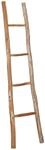 Relaxdays Dekoleiter Kastanienholz Natur 150 cm x 35 cm x 5 cm 3,1 kg