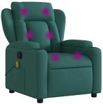 vidaXL Massagesessel Dunkelgr&uuml;n Stoff Modell 7