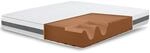 The White Stone Matratze 90x190 cm mit Antibakterieller Schaum H&ouml;he 25 cm ...