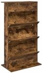 vidaXL Magazinregal Ger&auml;ucherte Eiche 70 x 41 x 126 cm Holzwerkstoff 899531