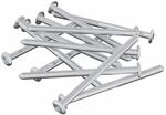 vidaXL Schraube 1200 Stk Silber M6 x 85 mm Stahl 864417