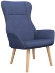 vidaXL Relaxsessel Blau Stoff Modell 25