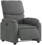 vidaXL Relaxsessel Elektrisch Dunkelgrau Stoff Modell 34