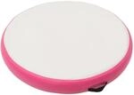 vidaXL Aufblasbare Gymnastikmatte mit Pumpe 100x100x10 cm PVC Rosa 92703