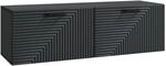 vidaXL Wandmontierter TV-Schrank Schwarz 98 x 31 x 30 cm Holzwerkstoff 898726