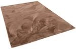 Pergamon Luxus Super Soft Fellteppich Plush Braun 160x230cm