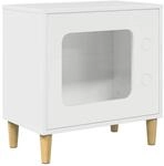 vidaXL Katzenhaus Gl&auml;nzend Wei&szlig; 51 x 30 x 52 cm Holzwerkstoff 8000657