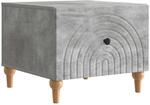 vidaXL Couchtisch Betongrau 49 x 50 x 40 cm Holzwerkstoff 894278