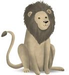 Komar Wandbild Cute Lion 50 x 70 cm