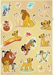 Komar Deko-Sticker Lion King Life 50 x 70 cm gerollt