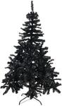 Mojawo Weihnachtsbaum K&uuml;nstlicher Tannenbaum Christbaum 150 cm Schwarz inkl...