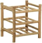 vidaXL Weinregal Natur 32,5 x 29,5 x 36 cm Bambus 42028069
