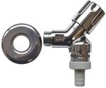 Boni-Shop Schr&auml;gsitzventil Ger&auml;teventil 1/2 Zoll Wandventil Verchromt mit