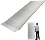TRUTZHOLM 1 x Breitrampe 198 x 74 cm Traglast 600 kg Alu Grau Geriffelt