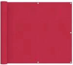 vidaXL Balkonsichtschutz Bordeauxrot 90 x 800 cm 42030898