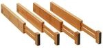 SOTECH 4-Teiliges ORGA-BOX Bambus Schubladen Trennsystem 354 bis 482 mm H&ouml;he...