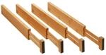 SOTECH 4-Teiliges ORGA-BOX Bambus Schubladen Trennsystem 430 bis 556 mm H&ouml;he...