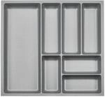 SOTECH ORGA-BOX-3 Besteckeins&auml;tze Tiefe 473 mm H&ouml;he 50,5 mm Silbergrau