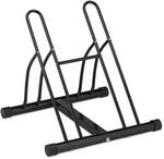 Relaxdays Fahrradst&auml;nder Stahl Schwarz Pulverbeschichtet f&uuml;r 2 Fahrr&auml;der 57 cm x