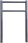 TRUTZHOLM Fahrradanlehnb&uuml;gel 115x75 cm Stahl Durchmesser 60 mm Typ H