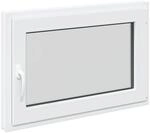 vidaXL Kellerfenster RISOR Wei&szlig; 90 x 50 cm PVC und Glas 42047202