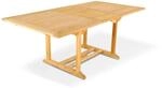 SAM Gartentisch Rechteckig Ausziehbar Teakholz 180 - 240 cm KUBA