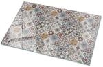 Tulup Tischplatte Mosaikmuster mit Ornamenten Couchtischplatte 100x70 cm Grau
