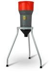 EBERTH Elektrische Getreidem&uuml;hle mit Standfu&szlig; 1000 W 6L Einf&uuml;lltrichter 300 kg/h