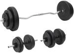 vidaXL Langhantel und Kurzhantel mit Gewichten 60 kg 3145025