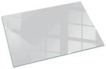 Tulup Glasplatte f&uuml;r Kamin Grau Glas unter Kamin Rechteck 100x70 cm Grau...