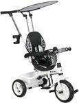 HOMCOM 6-in-1 Dreirad mit Schubstange Abnehmbarem Sonnendach Verstellbar