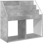 vidaXL Kinderregal Beton Grau 72,5 x 29,5 x 69 cm Holzwerkstoff 892382