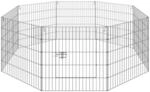 Tectake Freilaufgehege Hopper Aus 8 Gitterelementen Inklusive Sicherheitsnetz ...