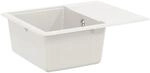 vidaXL Waschbecken Wei&szlig; 560 x 460 mm 80% Quarz und 20% Harz 42028415