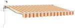 vidaXL Elektrische Ausziehbare Markise Gelb und Orange 3,5 x 2 m 3421283
